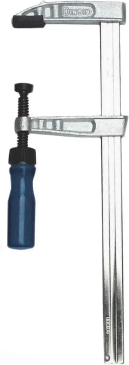Brüder Mannesmann Lijmtang 90428 - 120x800mm - Staal - Zilver/Blauw