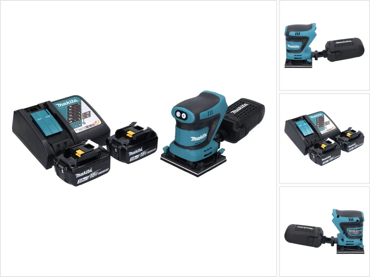 Makita DBO 480 RF Accu-Excentrische Schuurmachine 18V