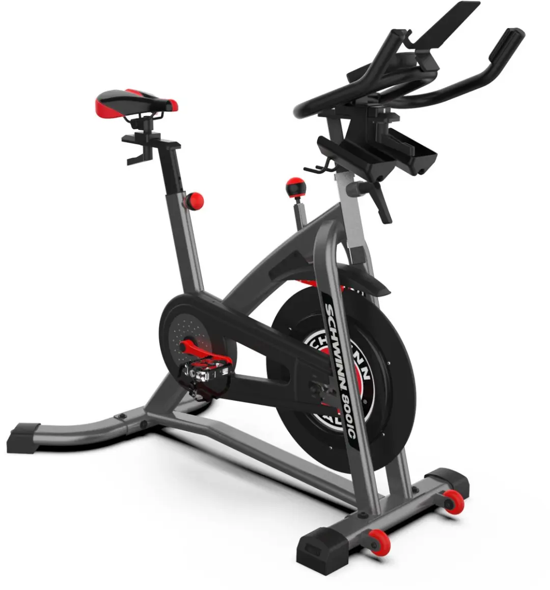 Schwinn 800ic Indoorfiets - Zwift compatibel - Zwart/Grijs/Rood