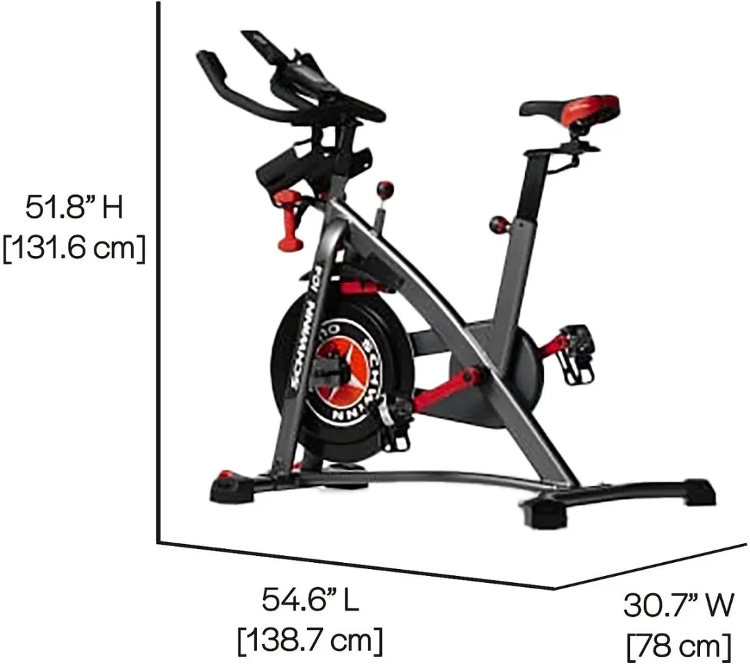 Schwinn 800ic Indoorfiets - Zwift compatibel - Zwart/Grijs/Rood