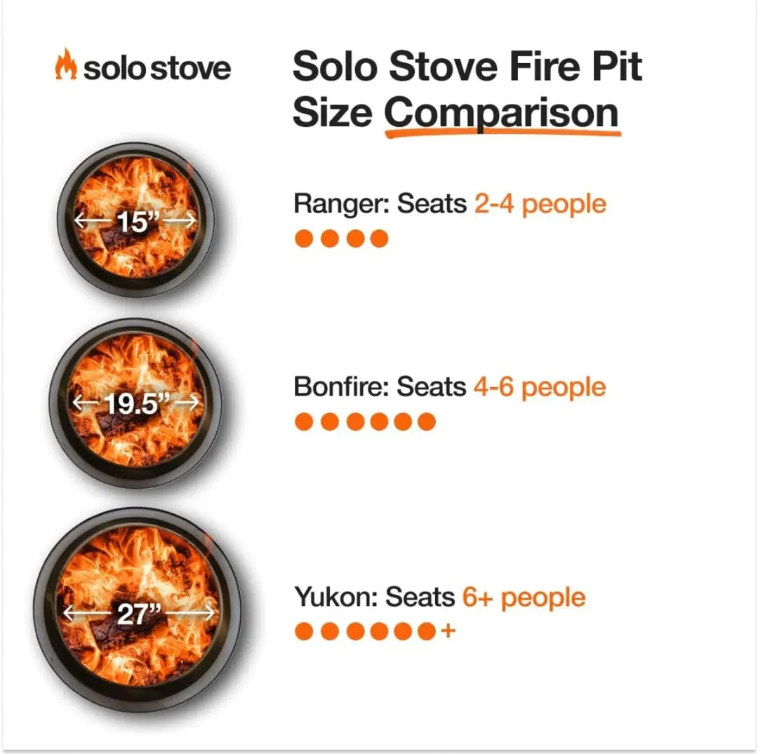 Solo Stove Bonfire 2.0 Vuurplaats - 49,5cm - Roestvrij staal - Grijs
