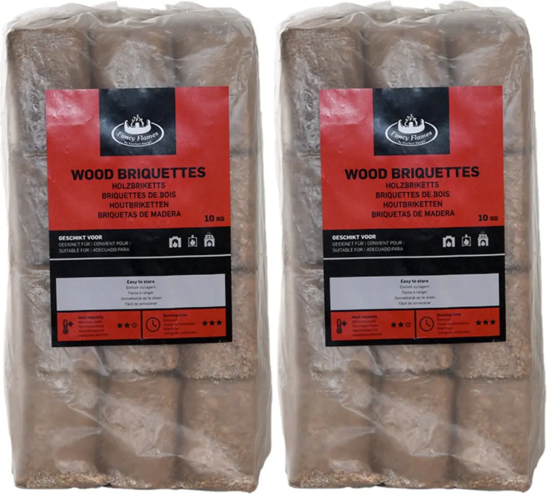 Esschert Design Houtbriketten 4x10kg
