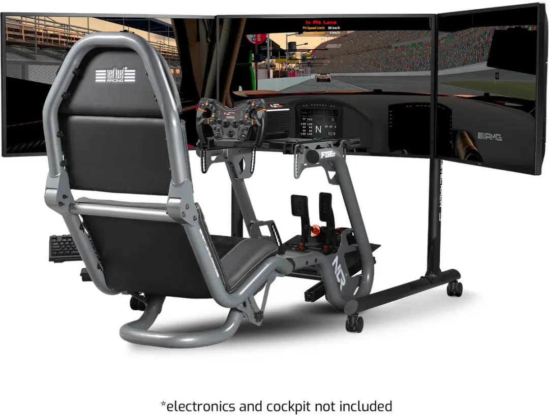 Next Level Racing NLR-R011 Vrijstaande Triple Monitor Standaard - Zwart