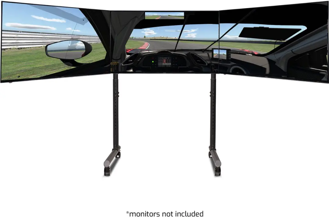 Next Level Racing NLR-R011 Vrijstaande Triple Monitor Standaard - Zwart