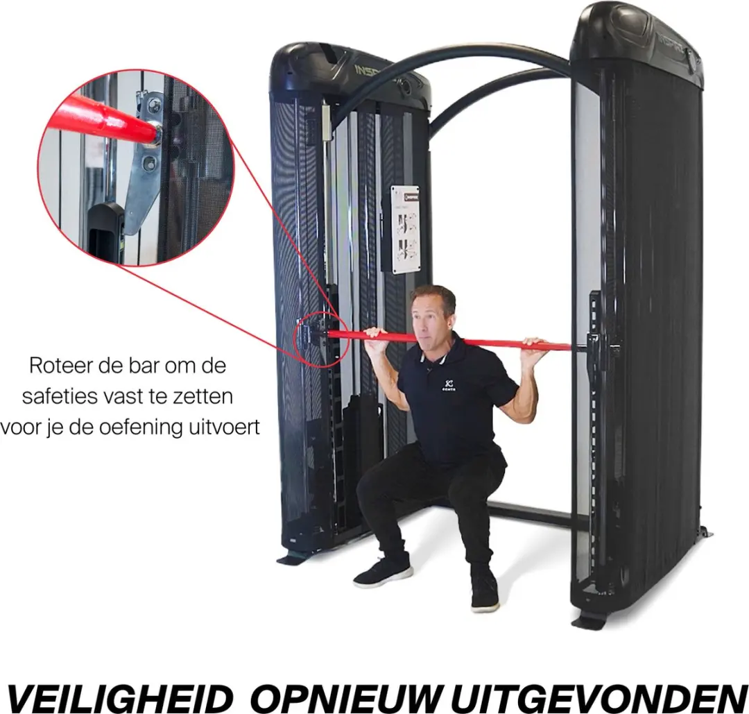 Inspire Fitness Quick Select Smith Machine - 200kg - 99 Onderdelen