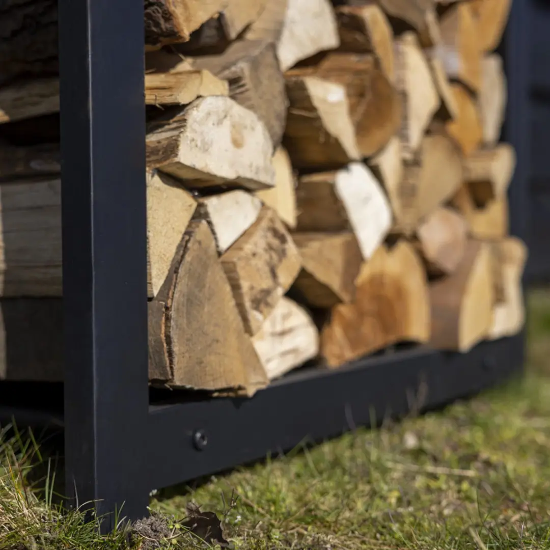 Esschert Design Houtopslag M - Zwart