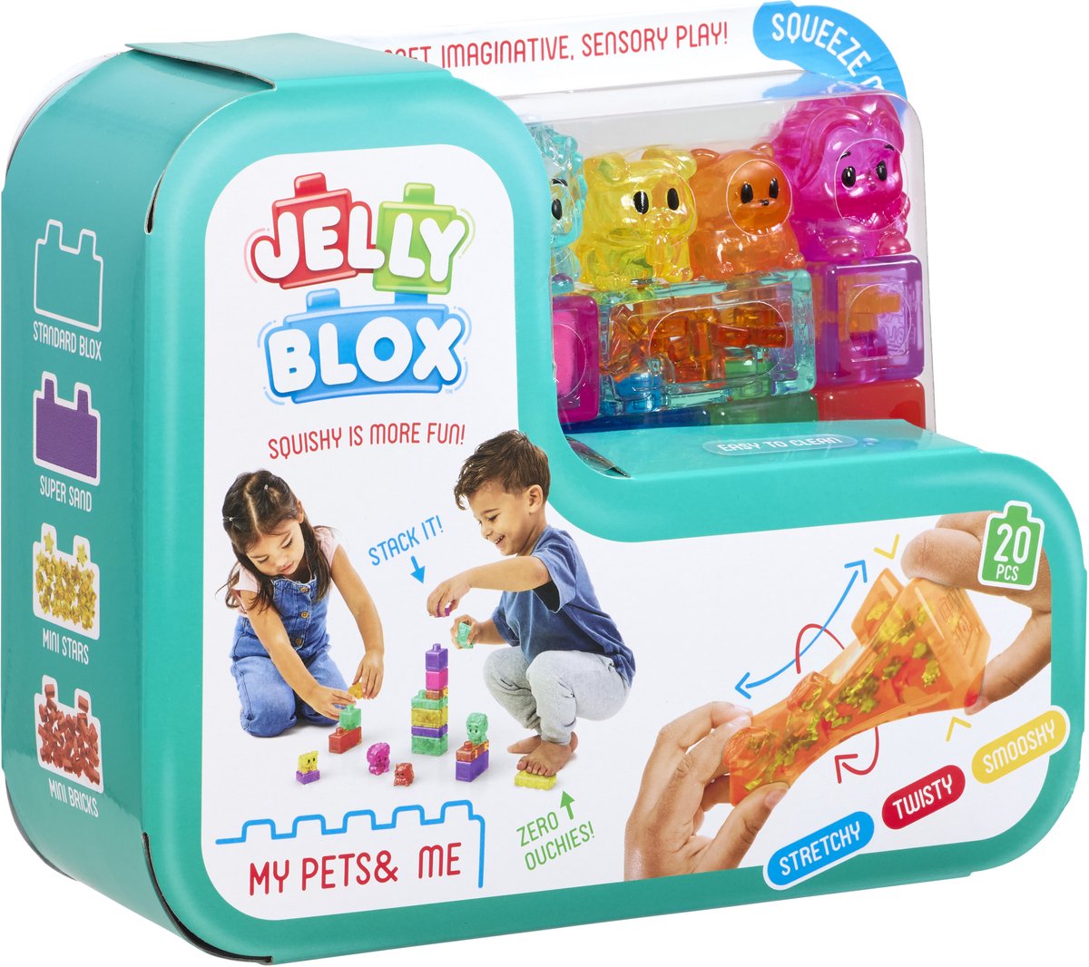 Goliath - Jelly Blox - My pets and me - Zachte Blokken - Pijnvrij Spelen - Vanaf 2 jaar - BPA vrij