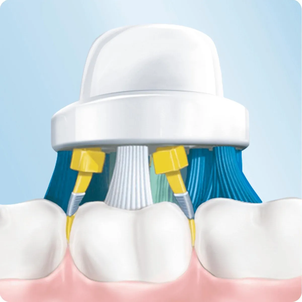 Oral-B Floss Action Opzetborstels EB25FA - 4 Stuks