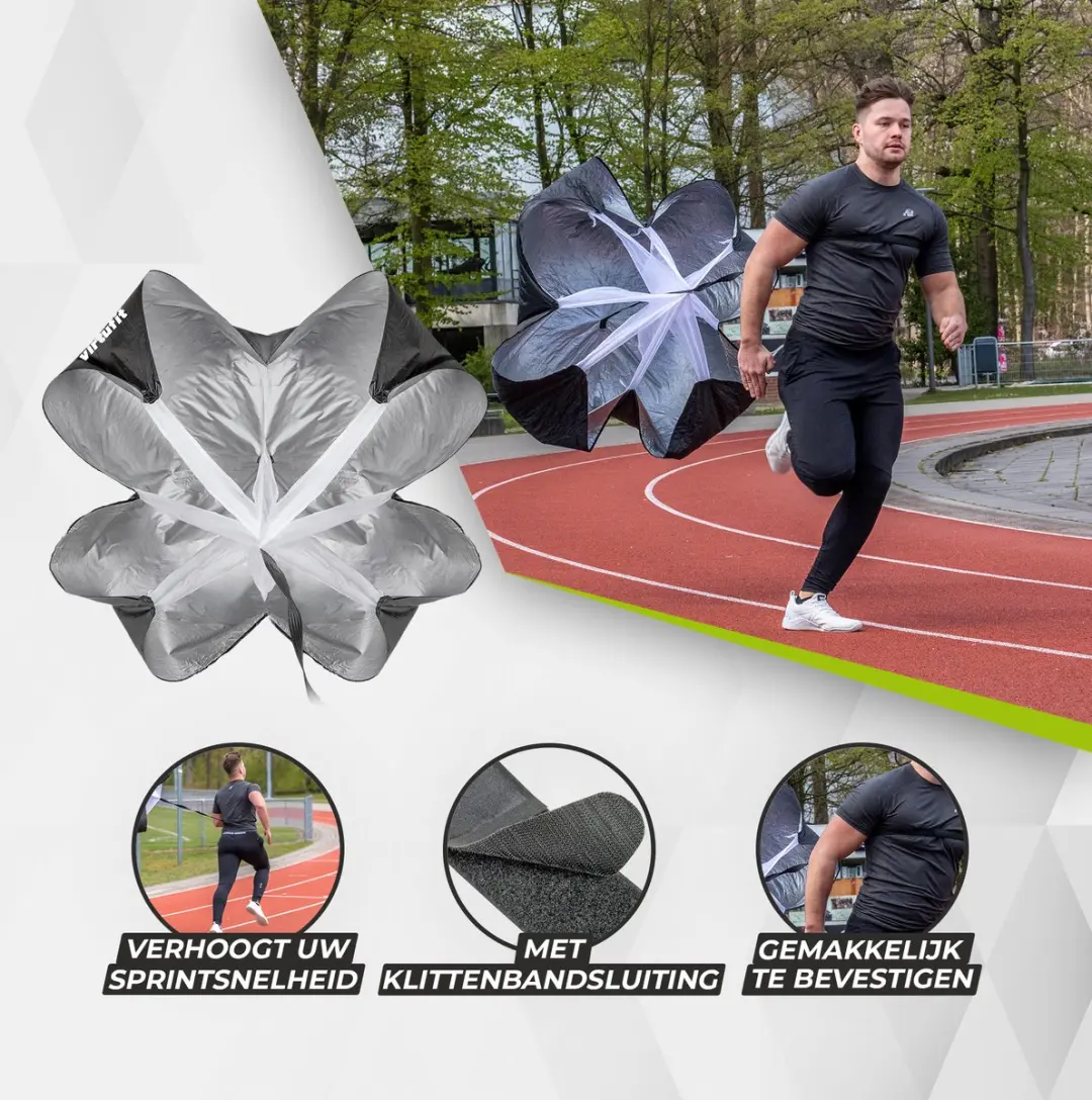 VirtuFit Pro Speed Parachute VF06031 - Grijs/Zwart