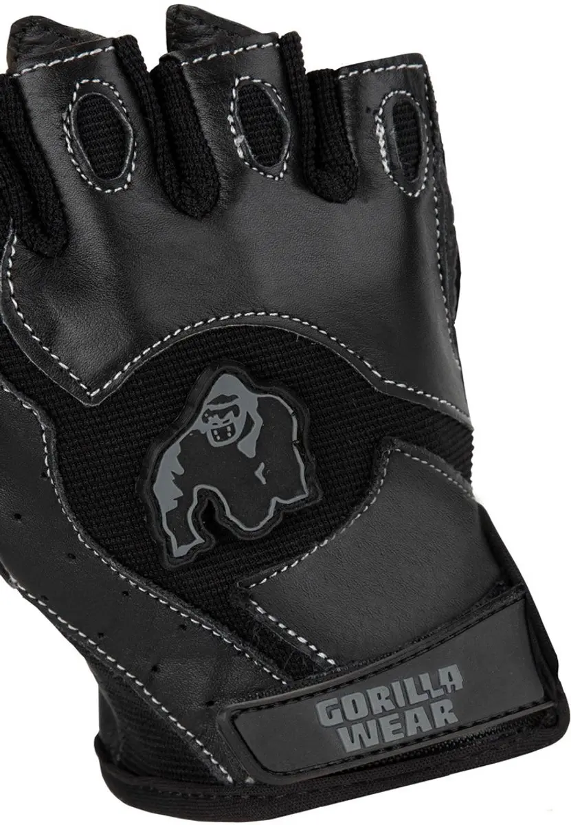Gorilla Wear Mitchell Sporthandschoenen M - Zwart
