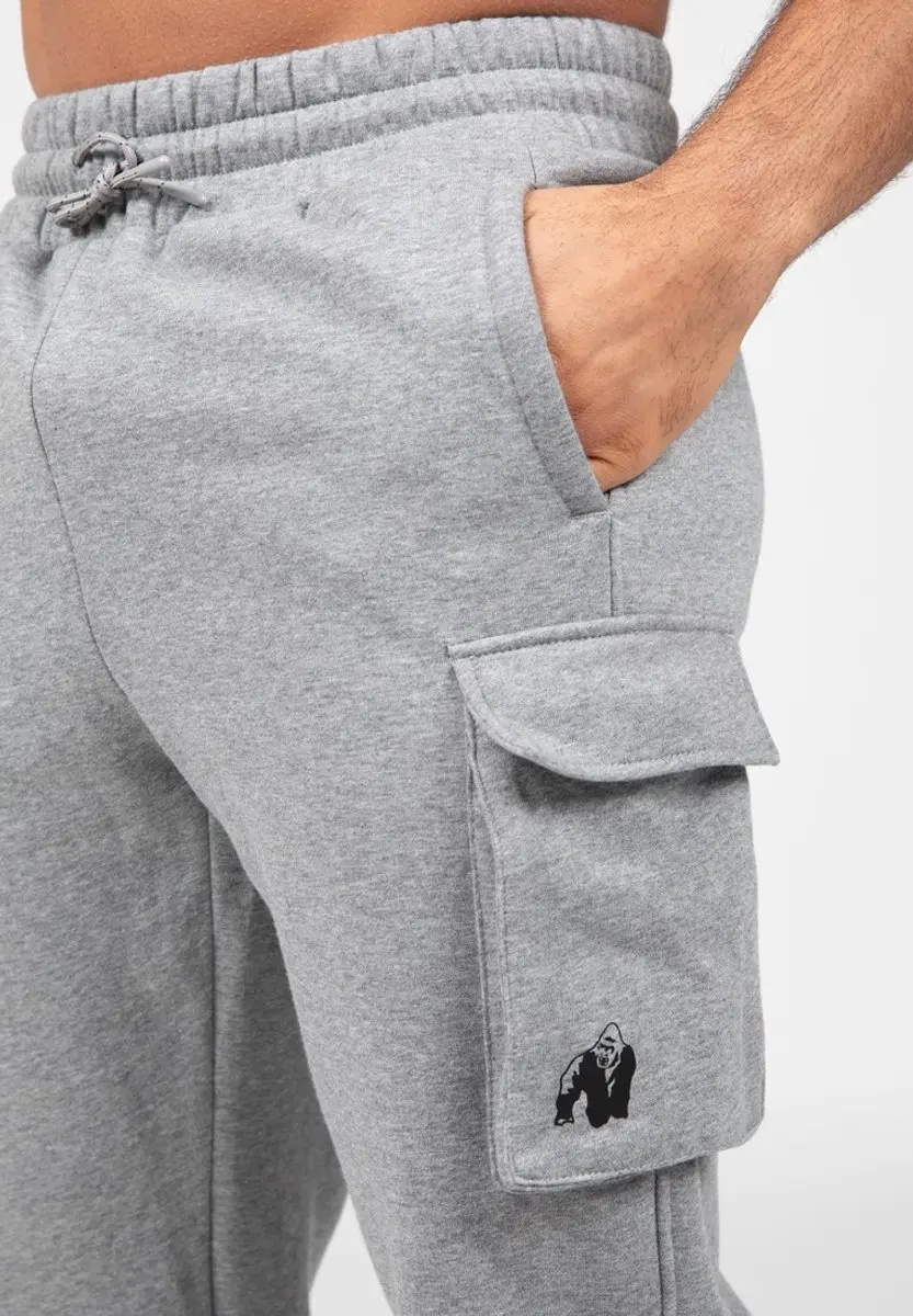 Gorilla Wear Hudson Joggingbroek 2XL - Grijs Melange