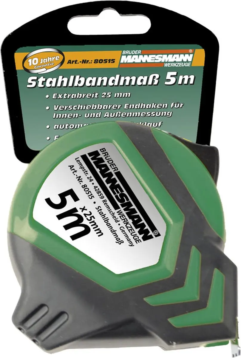 Brüder Mannesmann Rolbandmaat 5m