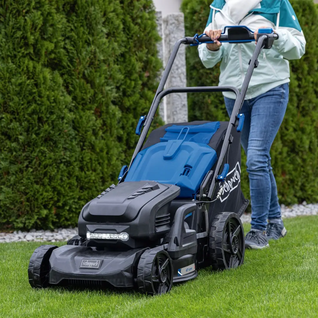 Scheppach BC-MP470-X Accu Grasmaaier 75L