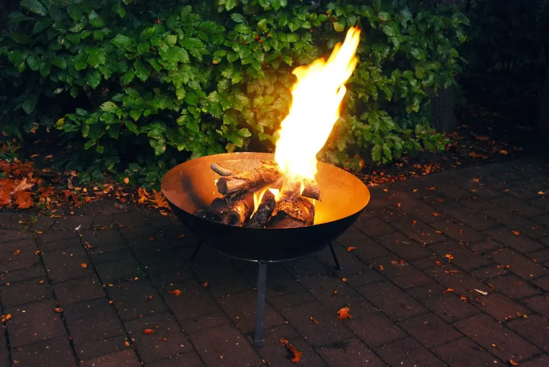 Esschert Vuurschaal op Pootjes Ø60cm - Zwart