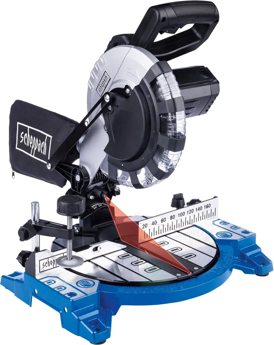 Scheppach HM210L Kap- en trekzaag - Houtzaagblad