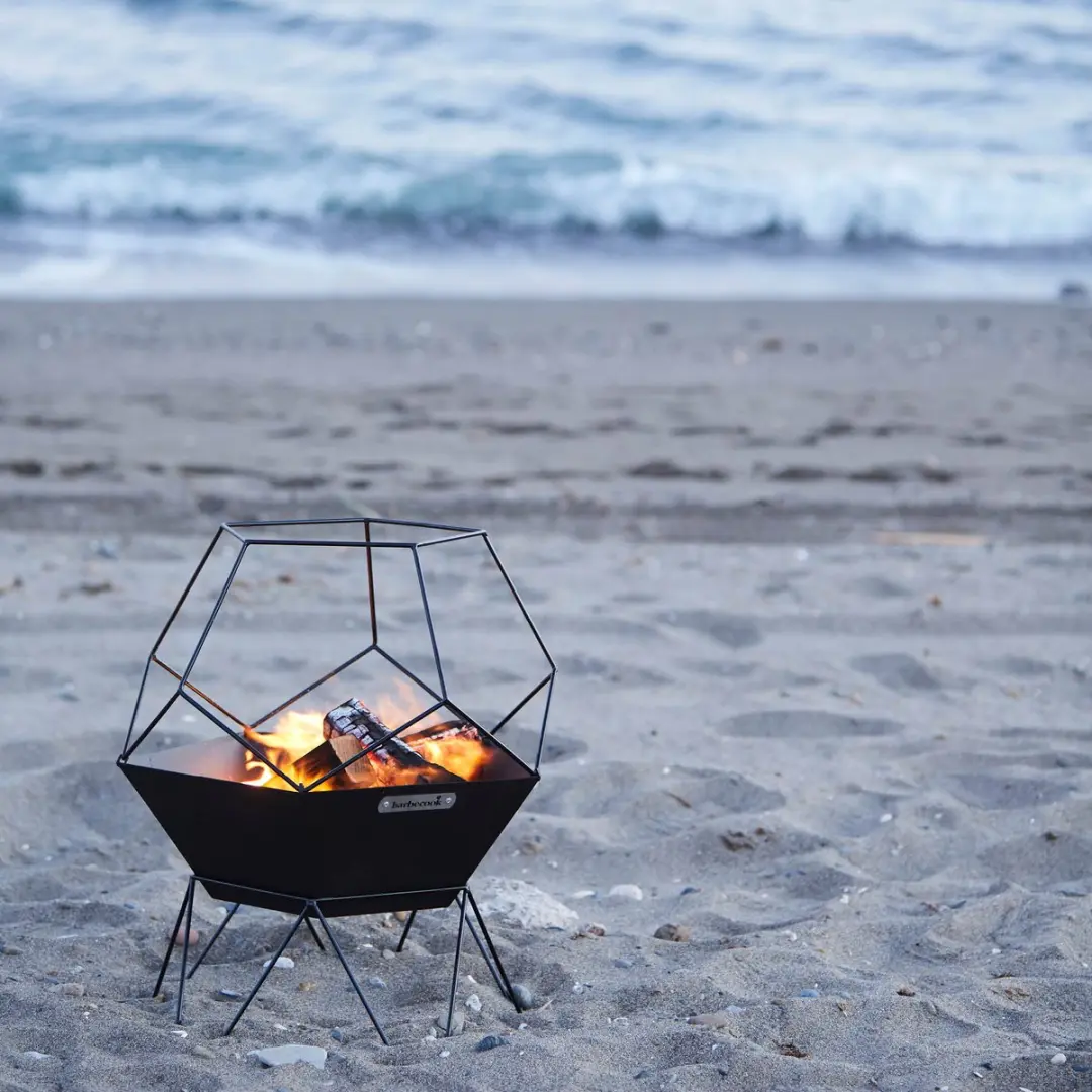 Barbecook Jura Vuurkorf - 42,5x42,5x70cm - Zwart