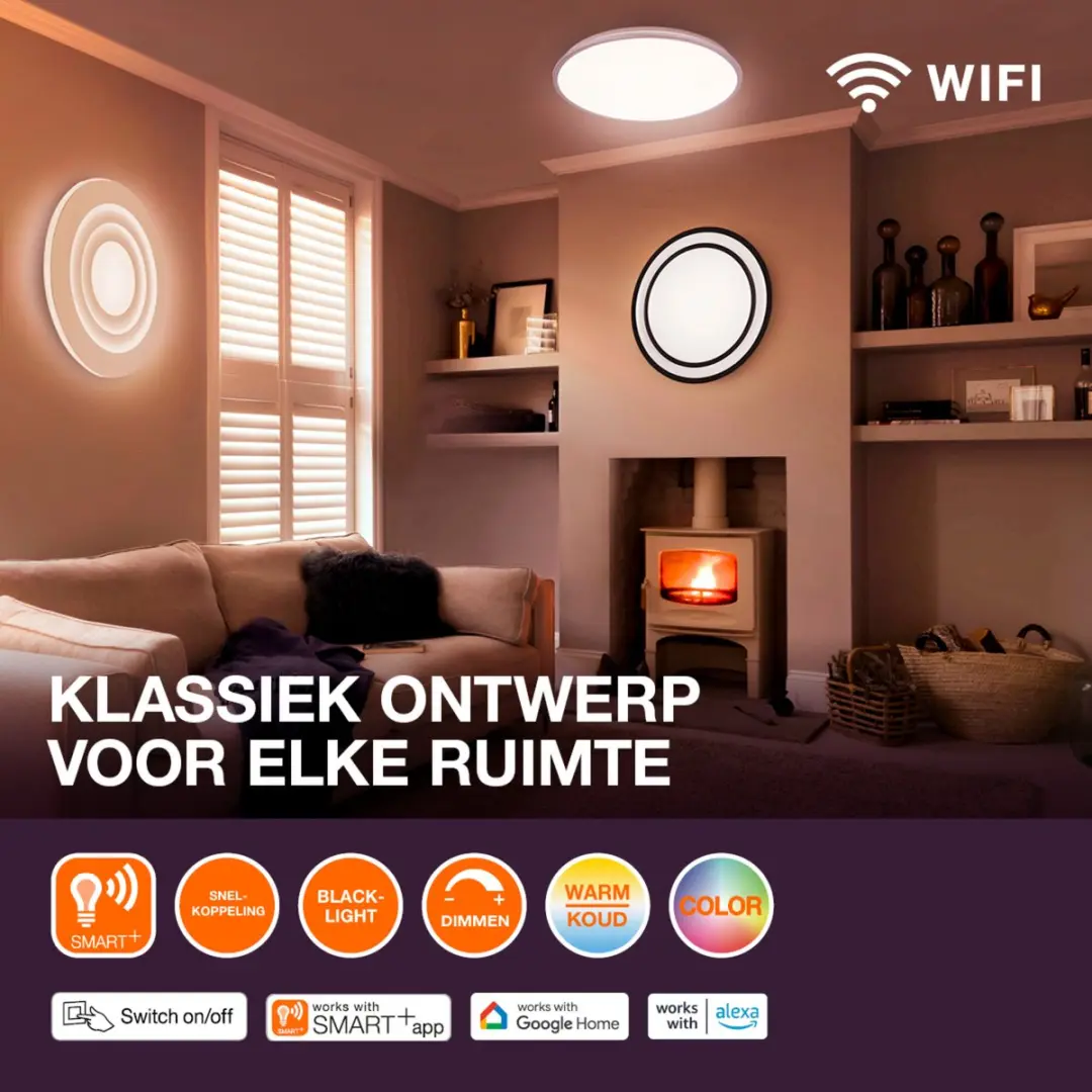 Osram SMART+ Matter Orbis LED Downlight 200mm 12W 900lm - Wit