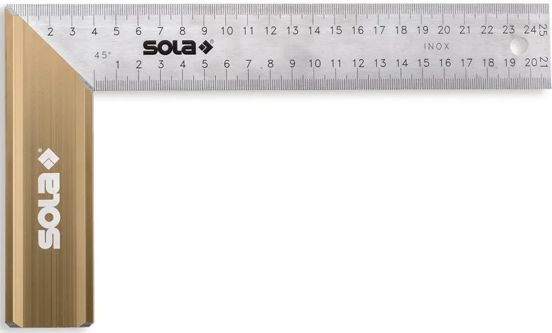 Sola SRB 250 Winkelhaak RVS - 250x145mm