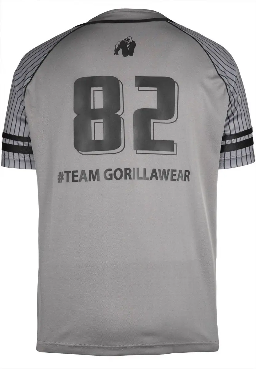 Gorilla Wear 82 Baseball Jersey - Grijs - 2XL - afbeelding 6 van 6