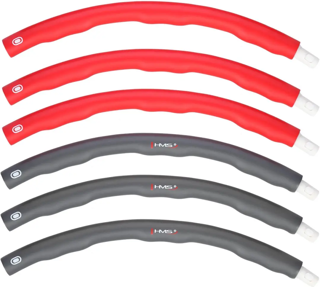 HMS Fitness Hoelahoep Plus Size 100cm - Grijs/Rood