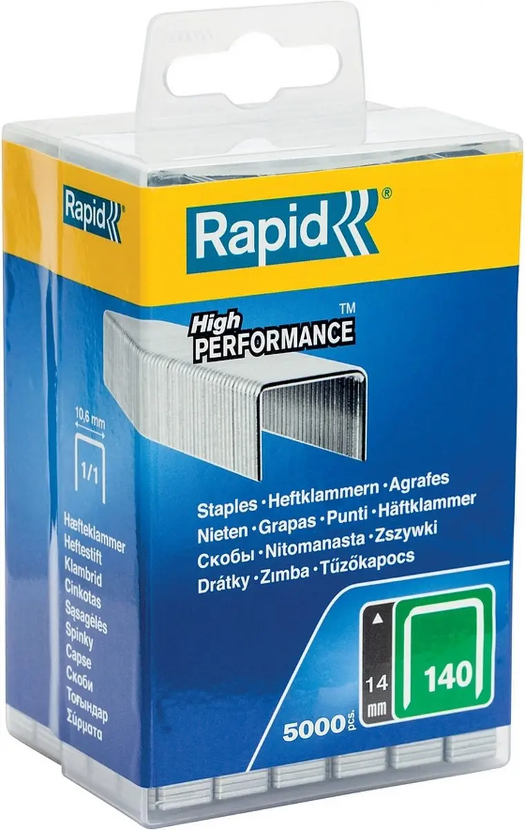 Rapid Nieten 140/14mm Galvaniseerd - 5.000 Stuks