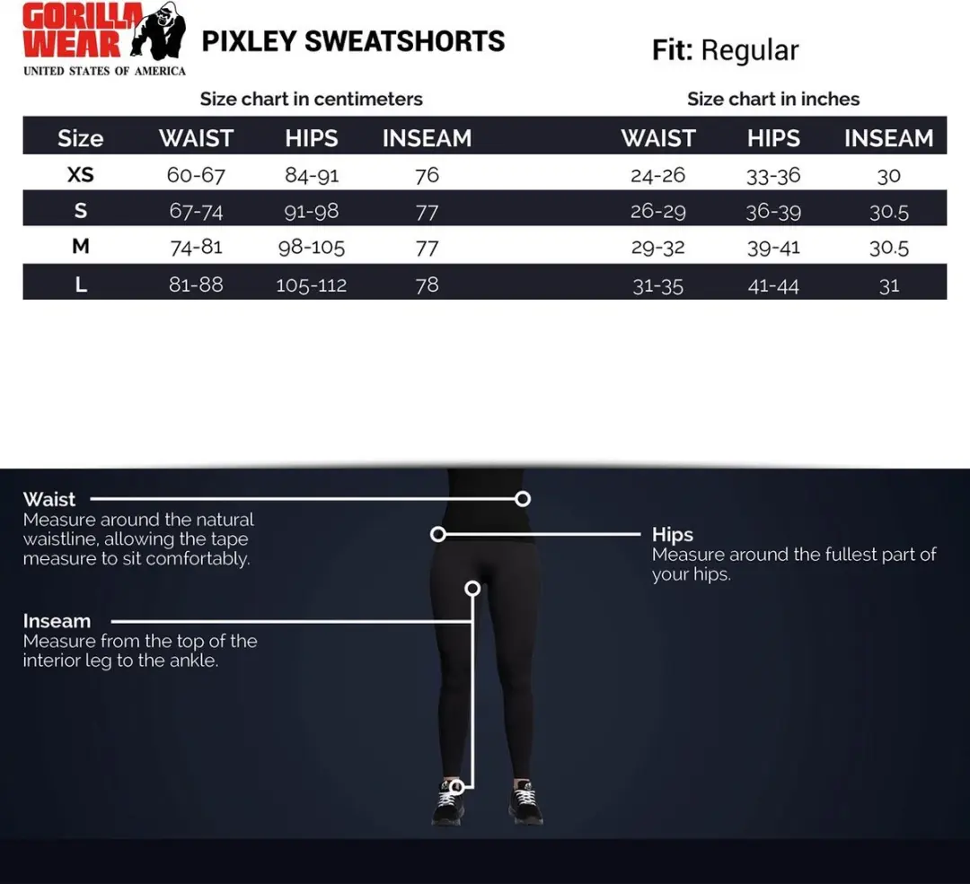 Gorilla Wear Pixley Sweatshorts L - Lichtgroen