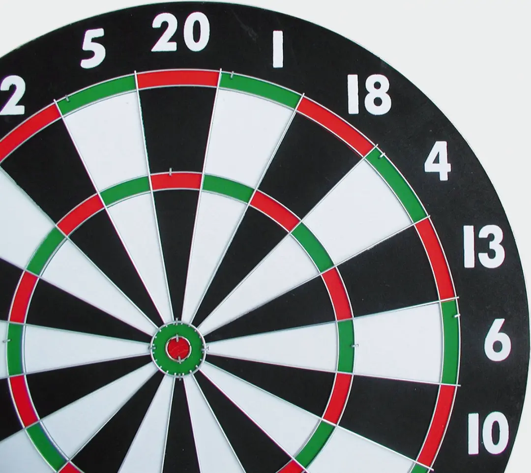 Equinox DA-12 Dartbord Kabinet Set - 42,7cm - 6 Pijlen