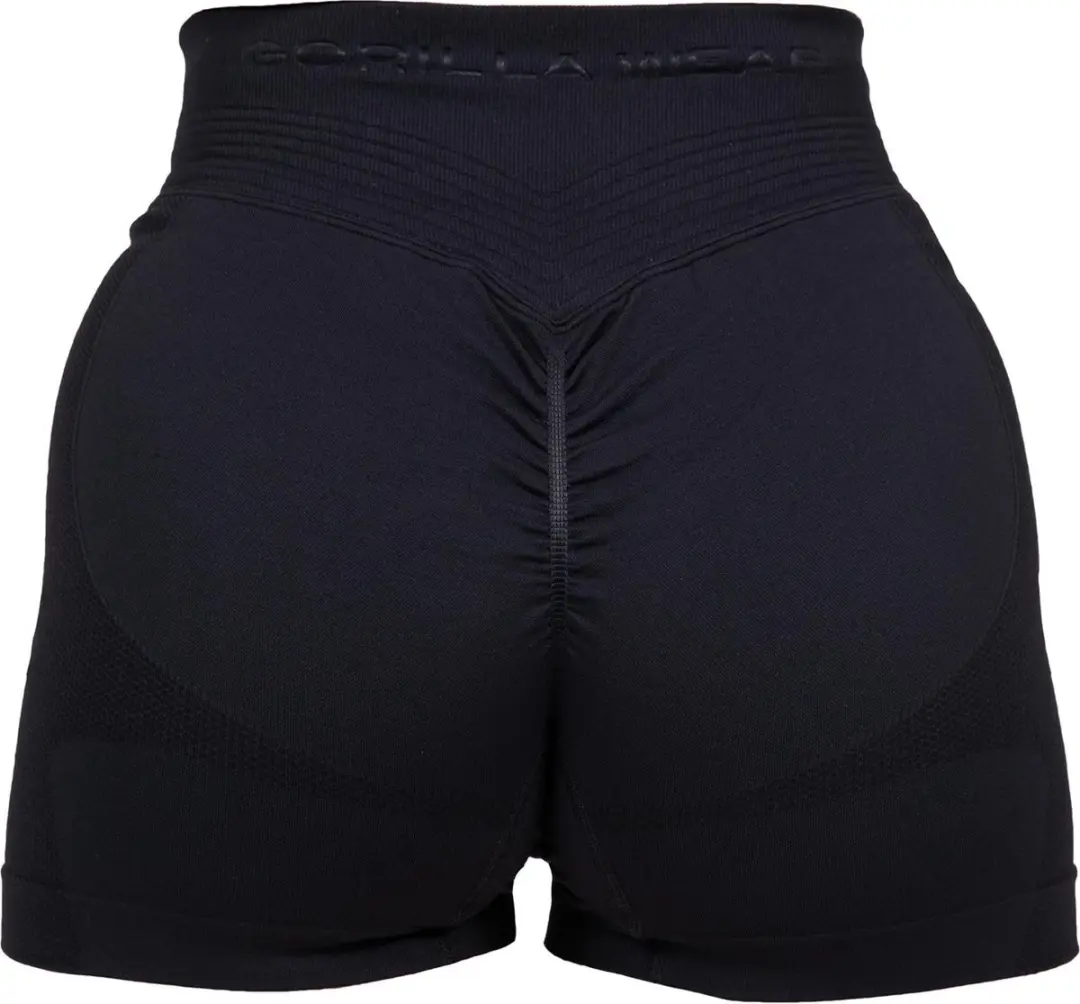 Gorilla Wear Whitney Seamless Shorts XS/S - Zwart