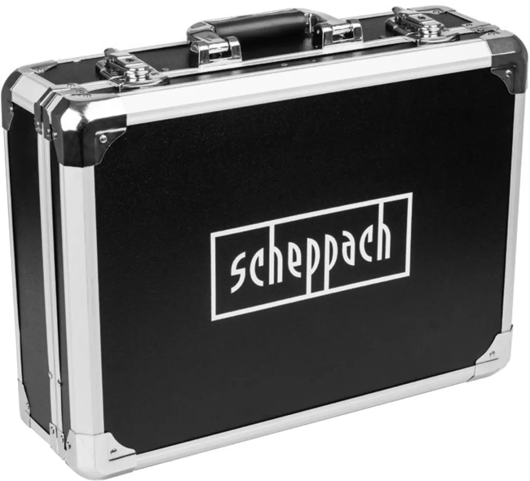 Scheppach TB200 Gereedschapskoffer 141-delig - Zwart/Zilverkleurig