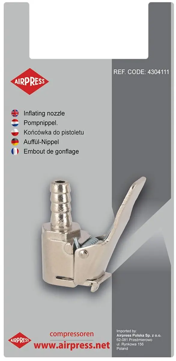 Airpress Autoventiel Pompnippel