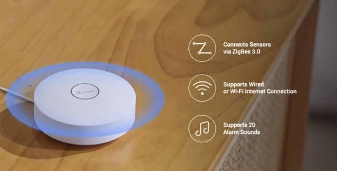 EZVIZ CS-B1 Home Sensor Kit - 4-delig Alarmsysteem Wit - afbeelding 6 van 6