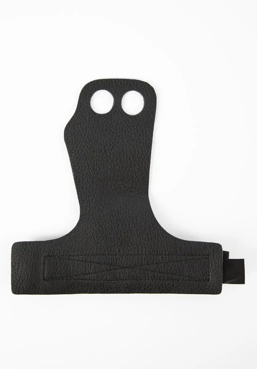 Gorilla Wear Lifting Grips 2-Hole - Zwart L