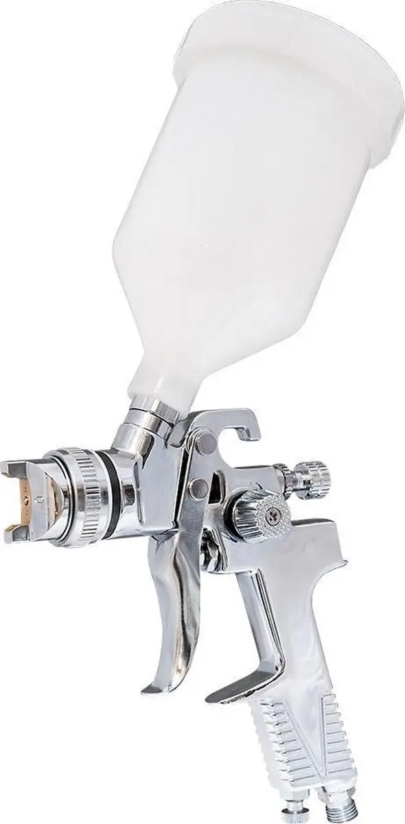 Airpress HVLP Verfspuit 1.7mm - 600ml - Wit