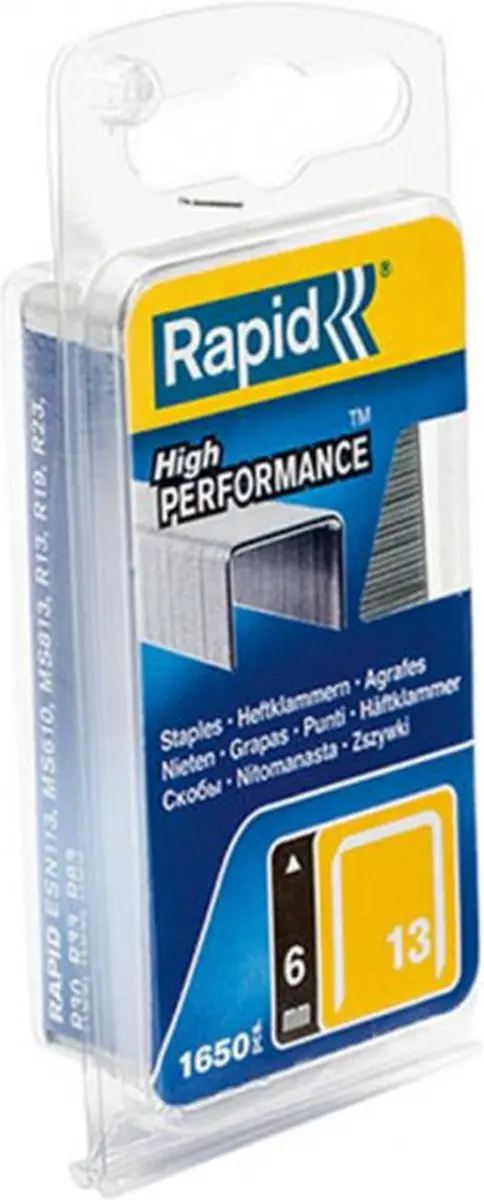 Rapid 40109519 Niet 6mm - 1.600 Stuks