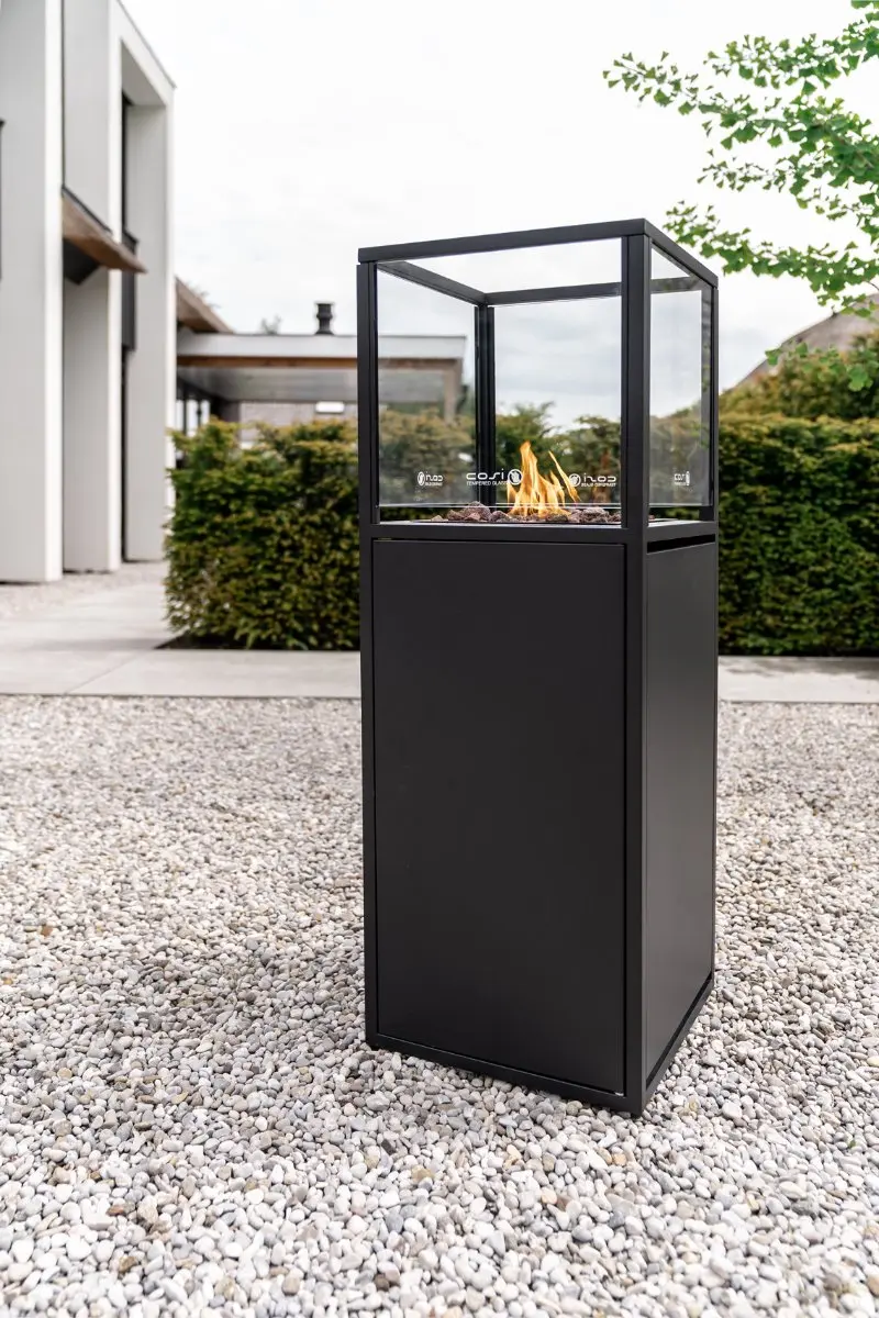 Cosi Fires Cosipillar Tuinhaard - Zwart
