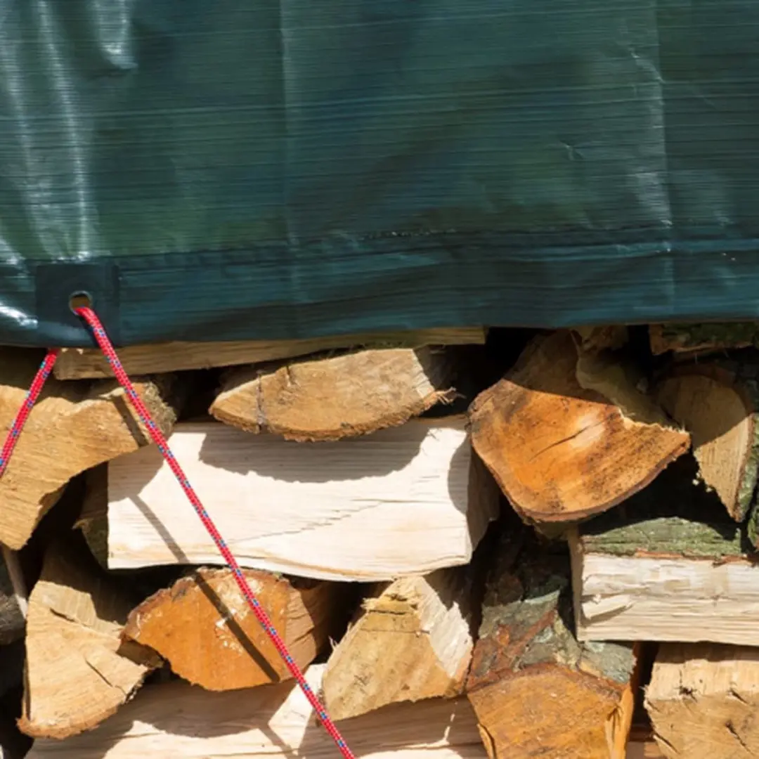 Nature Afdekzeil Hout 2x8m Groen - 100% Waterdicht