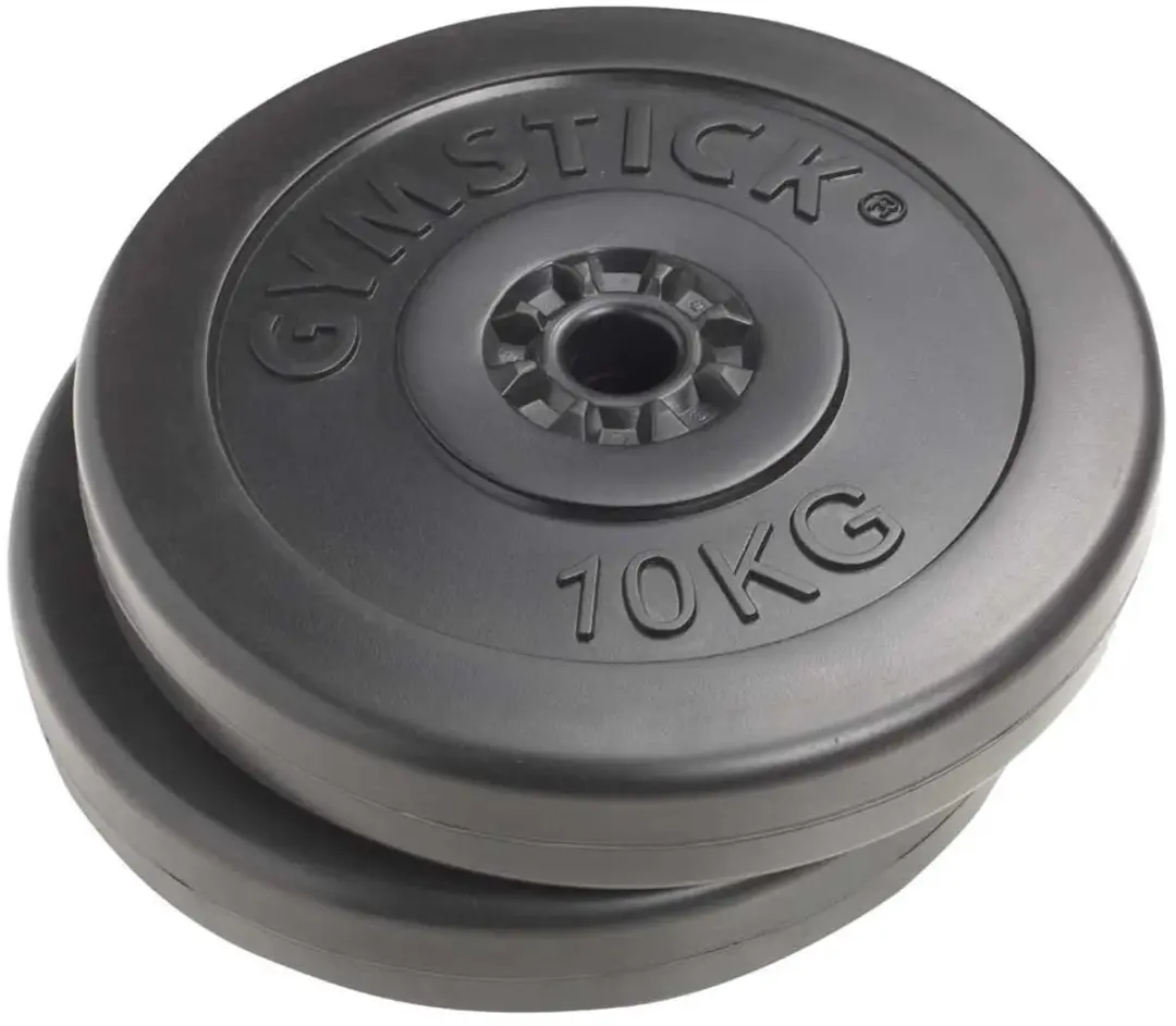 Gymstick Vinyl Halterschijven 10kg
