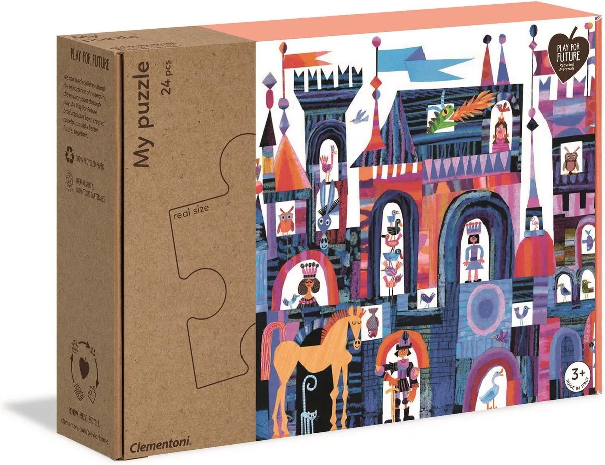 Clementoni Legpuzzel Eco Kasteel 24 Stuks - 16218
