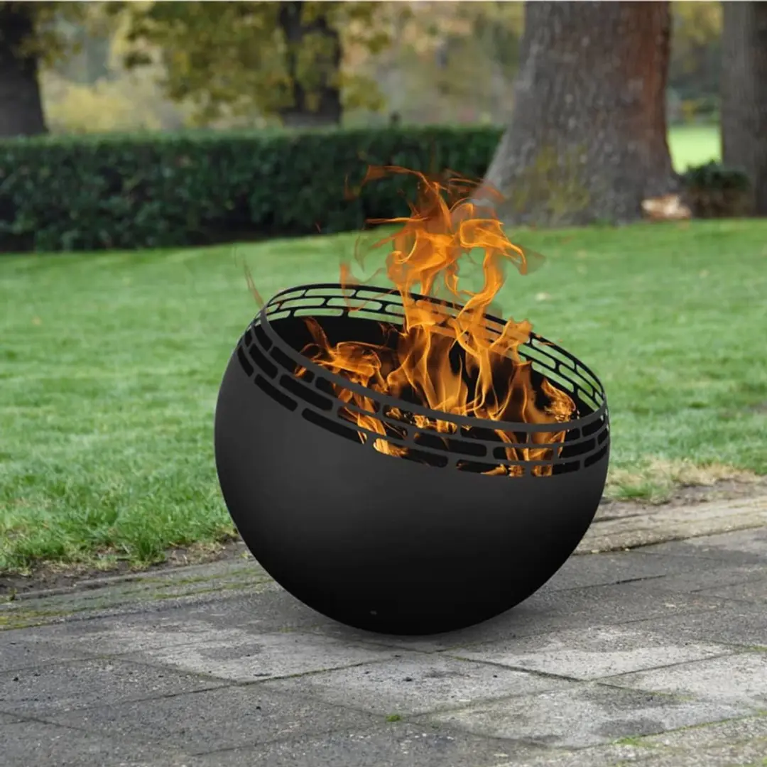 Esschert Design Vuurplaats Bolvormig Zwart