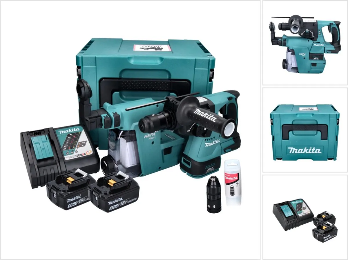 Makita DHR243RTJW SDS-Plus Accu-Boormachine 2x 5.0Ah
