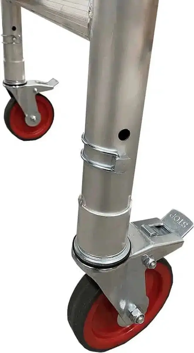 Altrex RS Power 44 Kamersteiger - Zilver/Rood - afbeelding 6 van 6