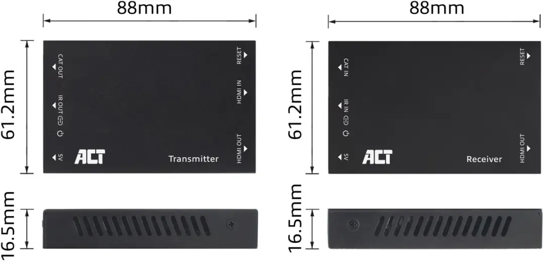 ACT HDMI over IP Extender AC7852 - 150m - afbeelding 6 van 6