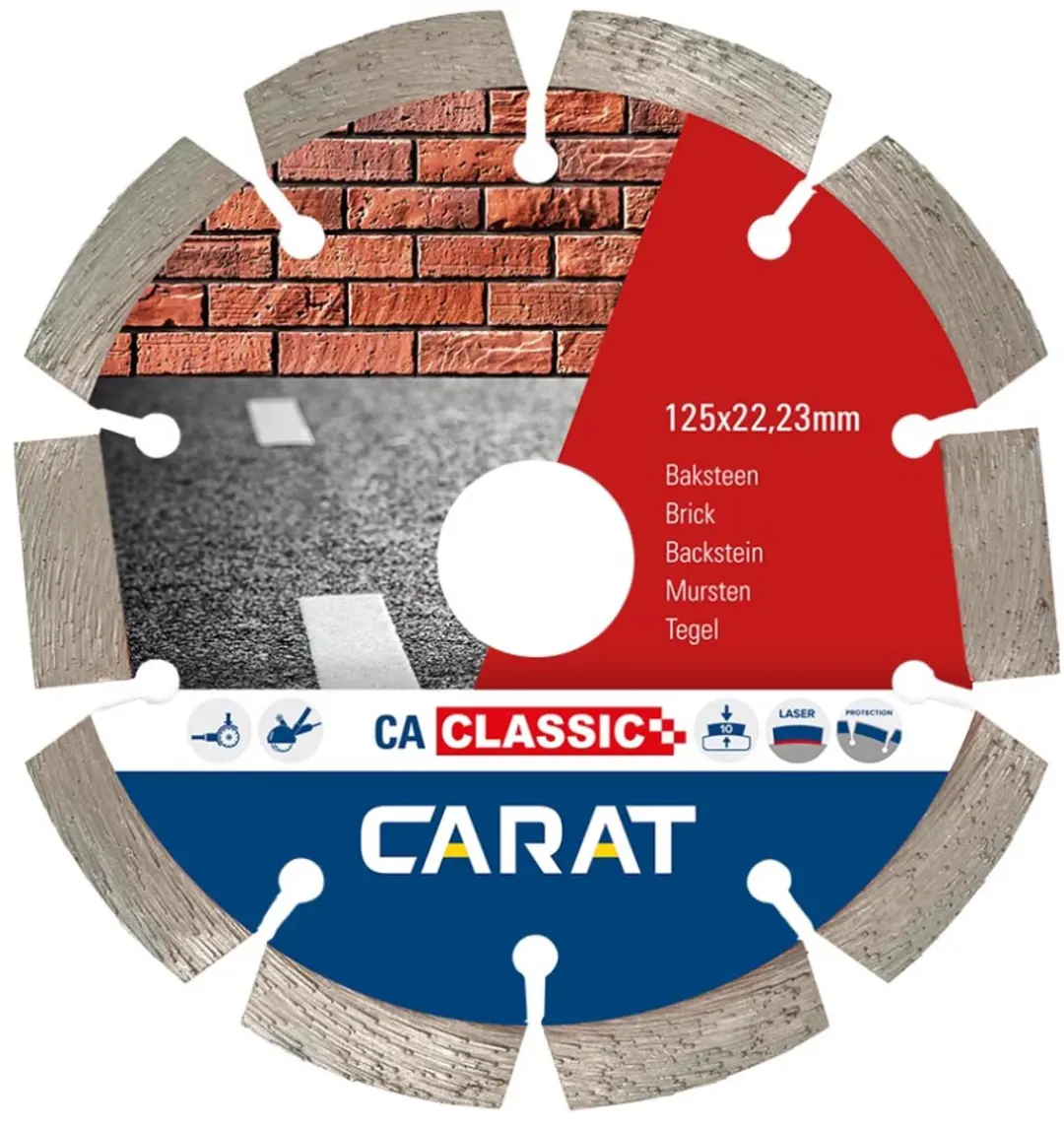 Carat Diamantzaag Baksteen Ø115x22,23mm CAC1153000