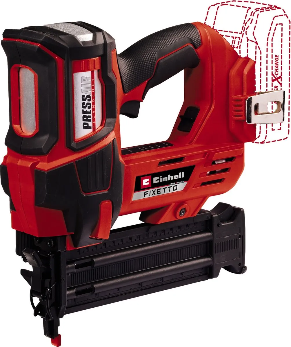 Einhell FIXETTO 18/50 N Li Solo Accu Spijkerpistool - 18V - 50mm - 60 slagen/min - 500 spijkers