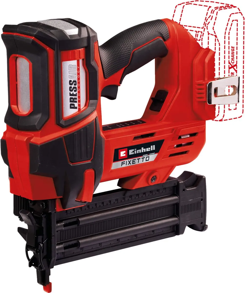 Einhell FIXETTO 18/50 N Li Solo Accu Spijkerpistool - 18V - 50mm - 60 slagen/min - 500 spijkers