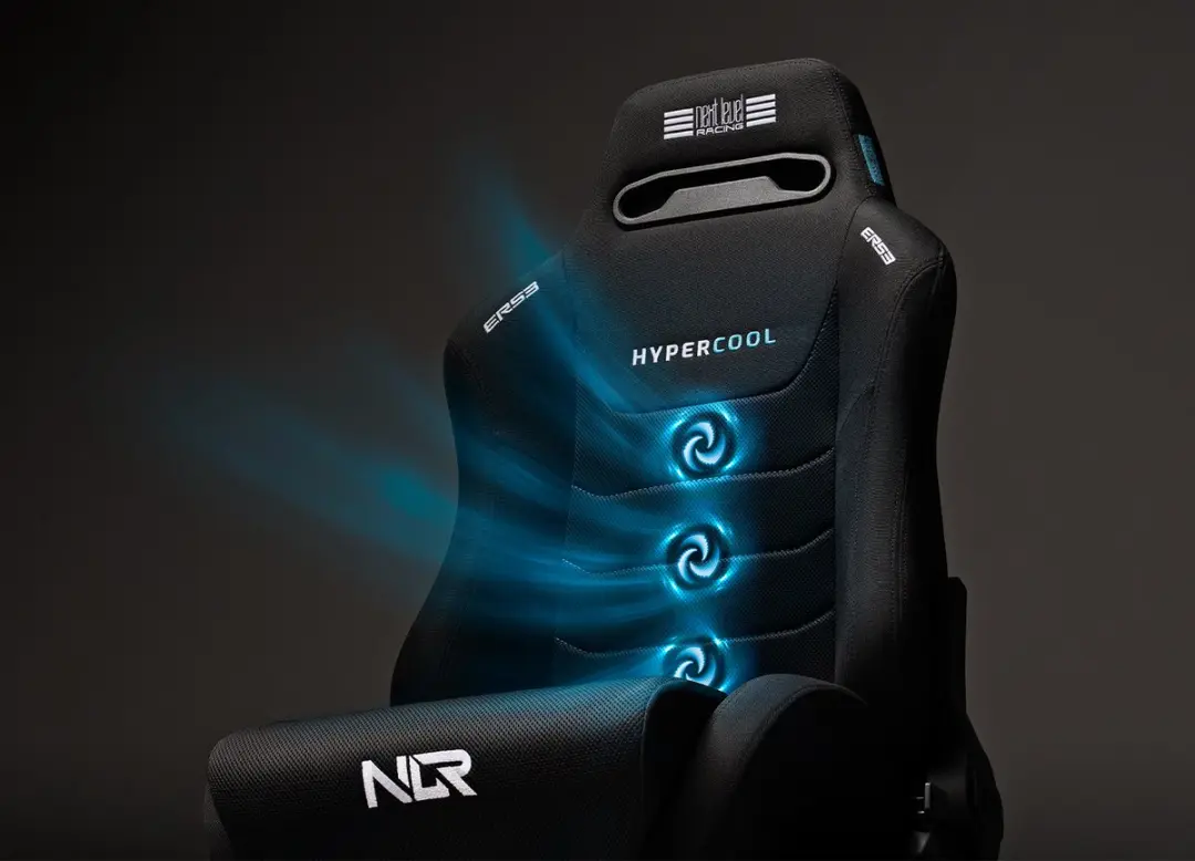 Next Level Racing ERS3 Hypercool Ventilated Sim Racing Seat NLR-E063 - Zwart
