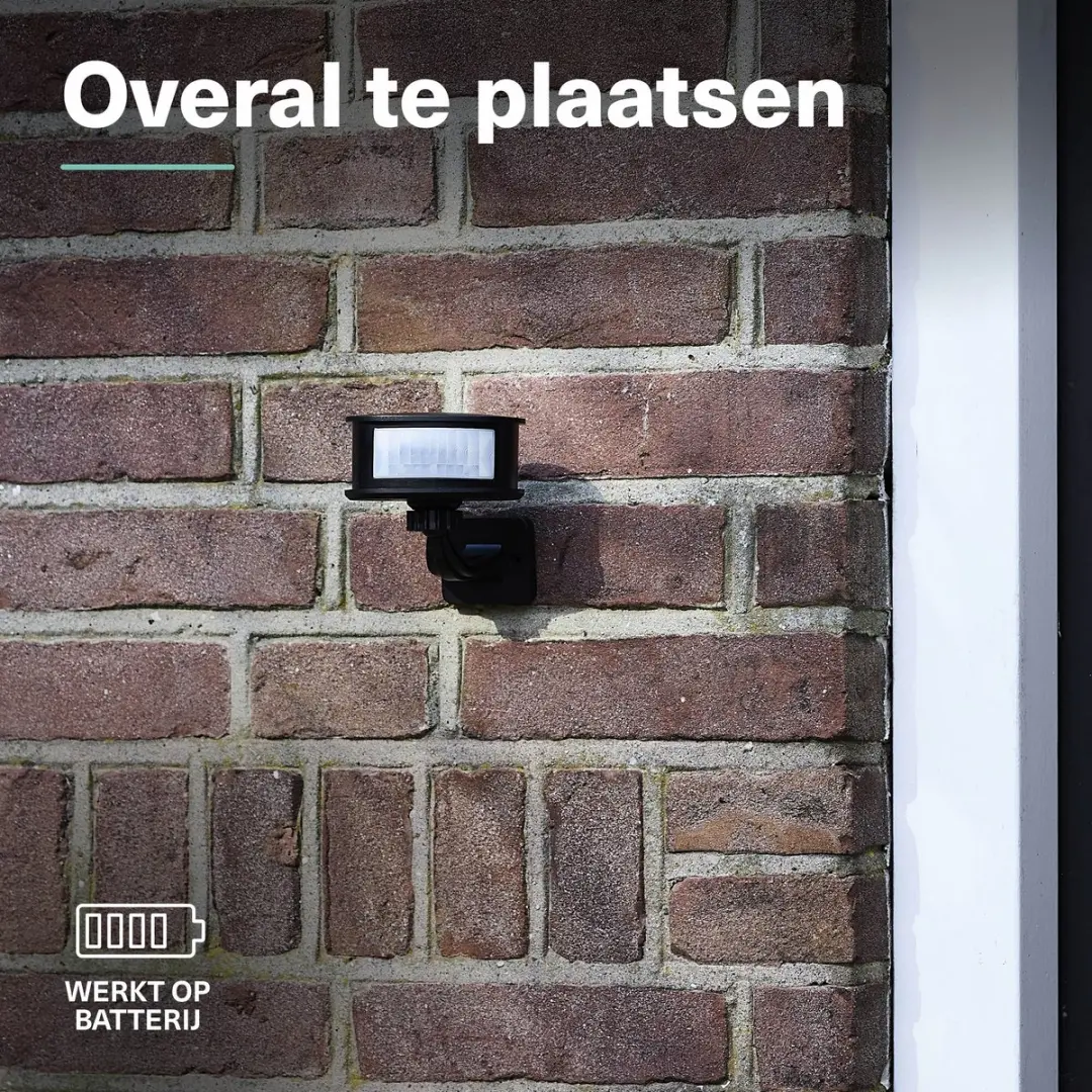 KlikAanKlikUit APIR-3000 Bewegingsmelder - Draadloos Zwart