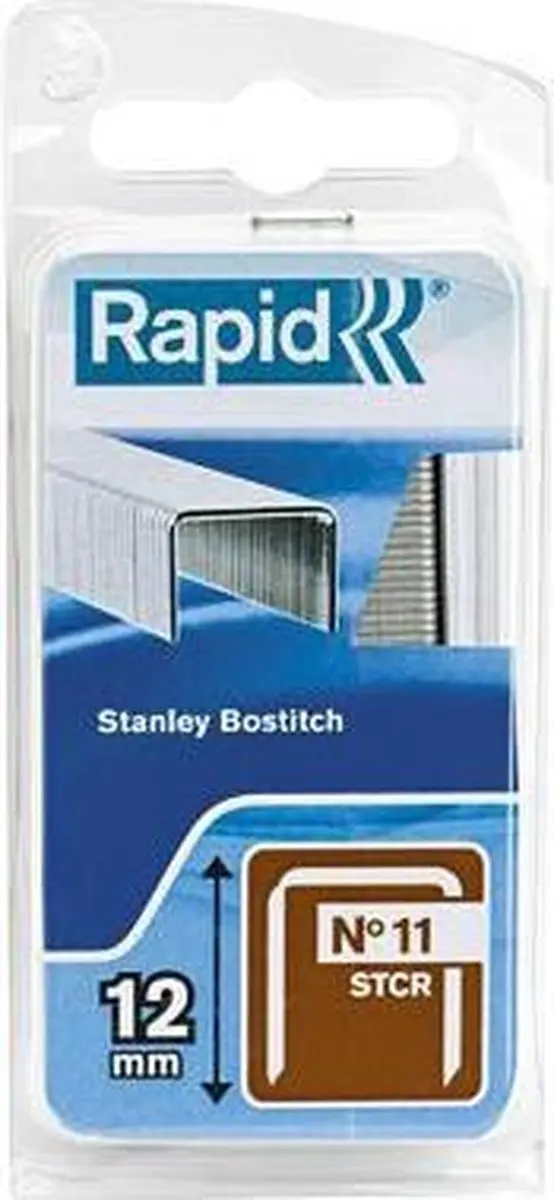 Rapid 40109572 Nieten No. 11 - 648 Stuks - Gegalvaniseerd