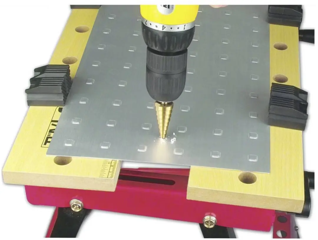 Brüder Mannesmann M54603 Trapborenset 3-delig - HSS/Titaan - Houten opbergbox