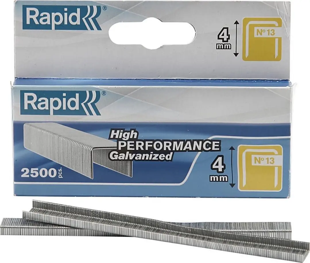 Rapid Nr 13 Fijndraadnieten 4mm - 2500 Stuks